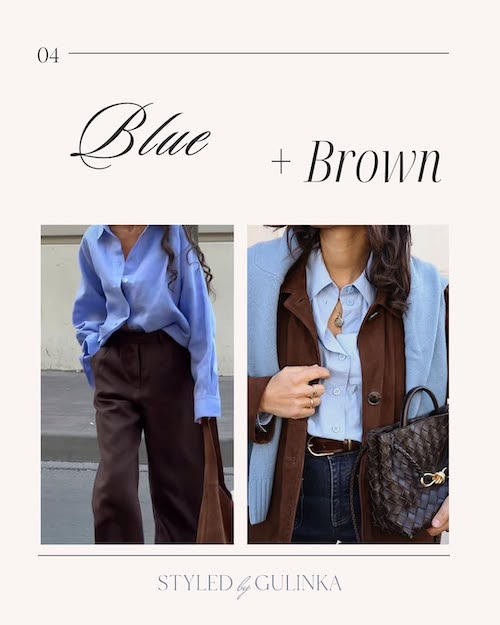 ترکیب رنگ آبی روشن