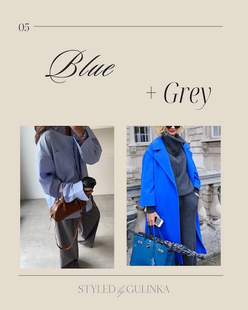 ترکیب رنگ آبی روشن