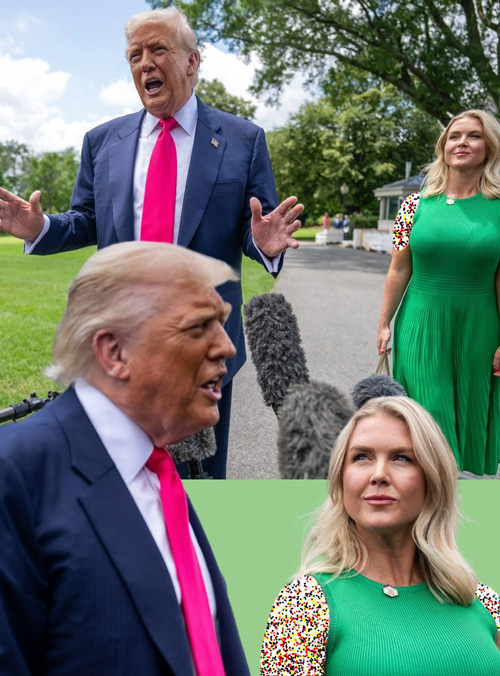 پیراهن سبز کارولین لویت