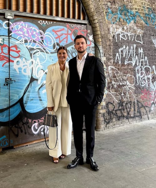 کت و شلوار سفید سیبل جان