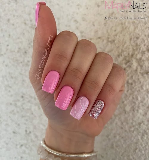 طراحی ناخن اکلیلی