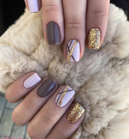 طراحی ناخن اکلیلی