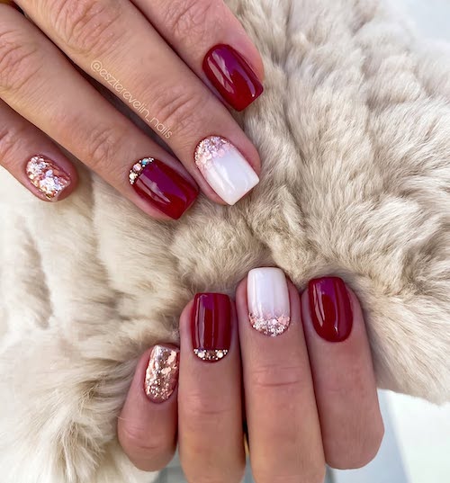 طراحی ناخن اکلیلی