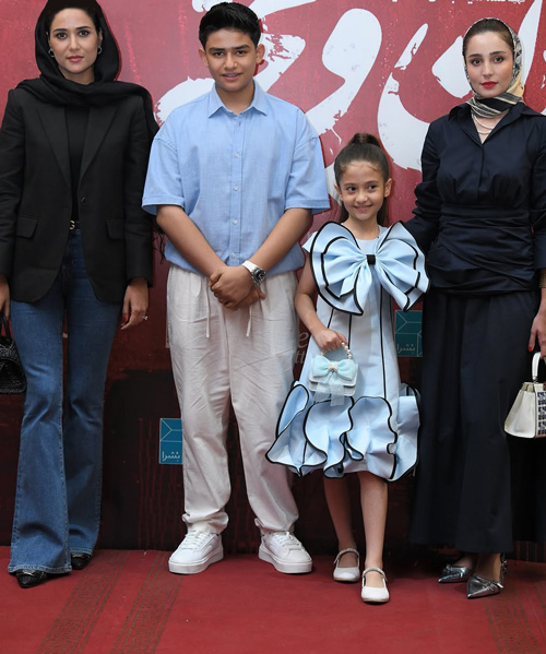 بازیگران فیلم «زن و بچه» در اکران این فیلم