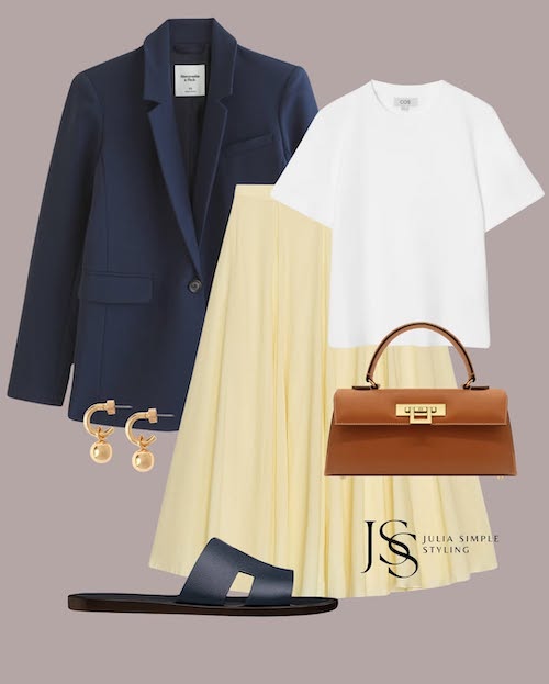 انواع دامن برای تیپ تابستانی