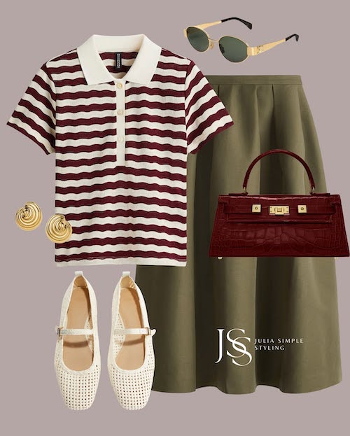 انواع دامن برای تیپ تابستانی