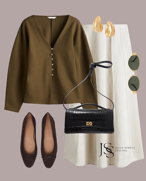 انواع دامن برای تیپ تابستانی