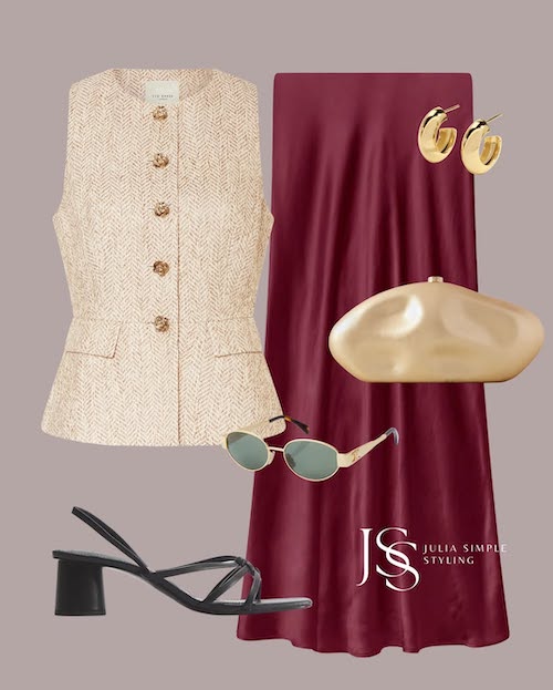 انواع دامن برای تیپ تابستانی