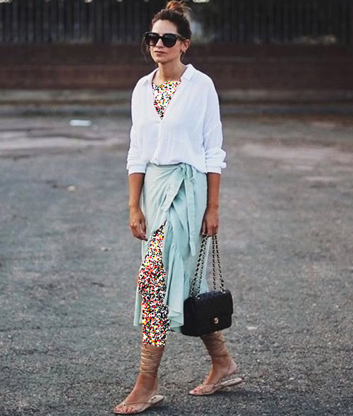 ترند دامن‌های لنگی