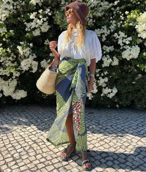 ترند دامن‌های لنگی