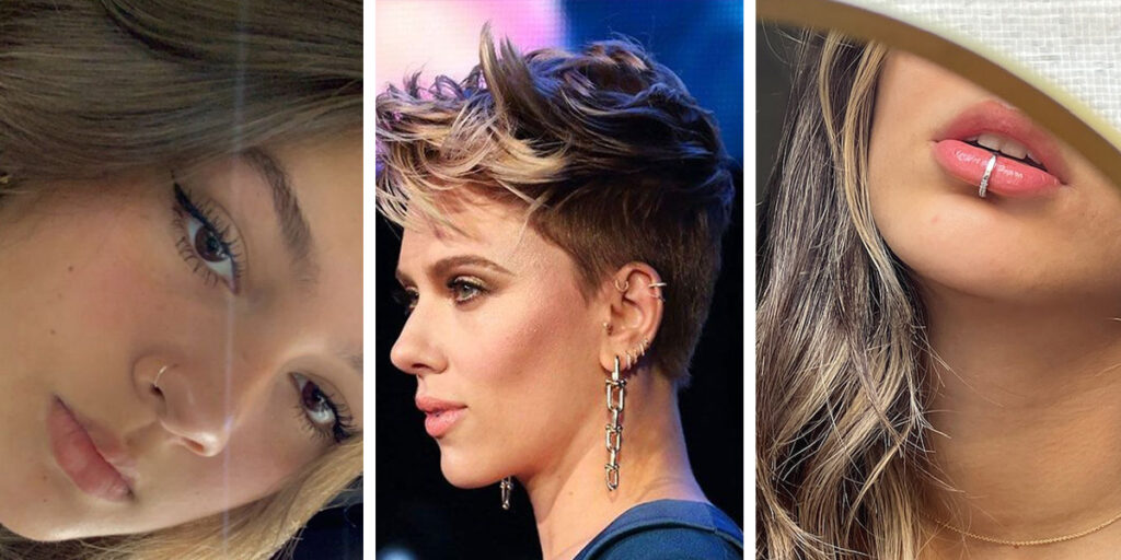 پیرسینگ در هر قسمت از صورت چه معنایی دارد؟