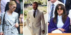 این زنان و مردان مشهور با جذاب‌ترین استایل‌های تابستانی به تماشای مسابقات تنیس نشستند