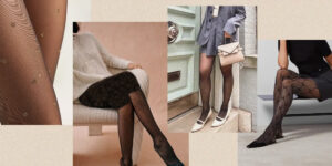 ترندترین استایل های 2025 با جوراب شلواری مشکی