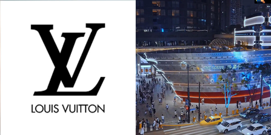 معماری متفاوت فروشگاه لویی ویتون در شانگهای چین