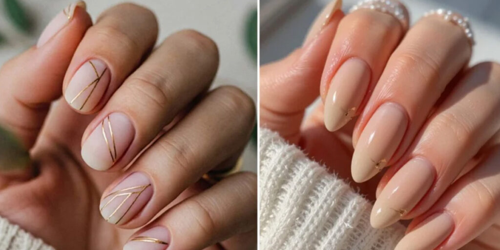 ۳۰ مدل طراحی ناخن با رنگ نود برای شمایی که شیفته سادگی هستید
