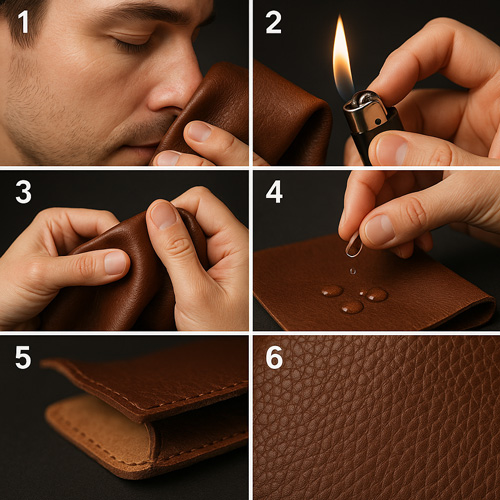 تشخیص چرم اصل