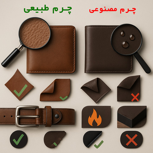 تشخیص چرم اصل