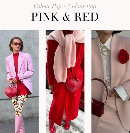 ترکیب‌‌های رنگ قرمز