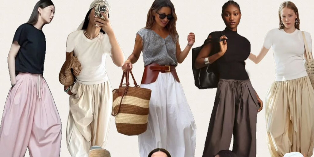 بازگشت شلوارهای بالونی؛ از نوستالژی دهه‌ ۸۰ تا مدرن‌ترین استایل‌ها