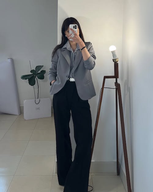 استایل با شلوار فاق بلند