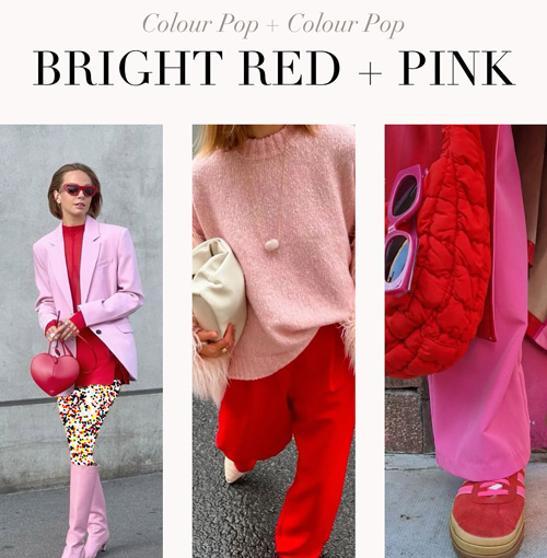 ترکیب‌‌های رنگ قرمز