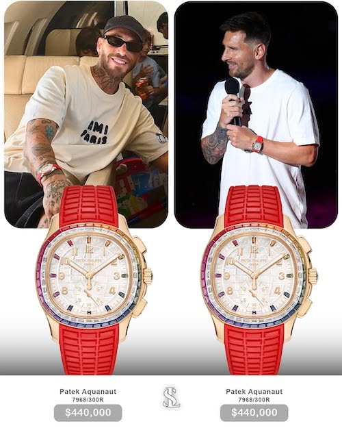 ساعتهای مشابه مسی و راموس