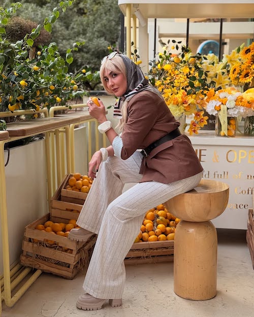 موهای بلوند مریم معصومی