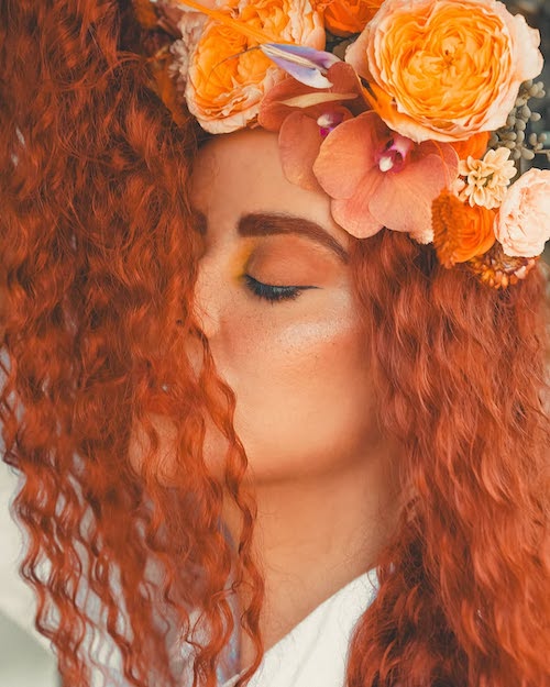 موهای نارنجی الهام اخوان