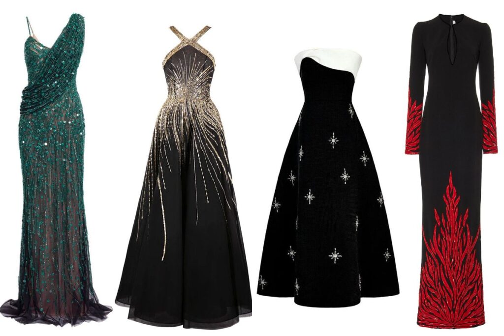 اگر قصد دوختن لباس مجلسی مشکی دارید، با این رنگ‌ها ترکیبش کنید