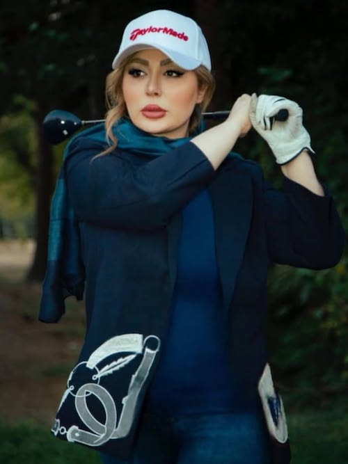 استایل گلفبازی نیوشا ضیغمی