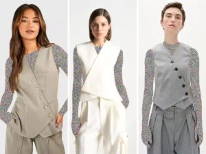 ۱۴ مدل شیک جلیقه با برش نامتقارن برای استایل مدرن و خاص