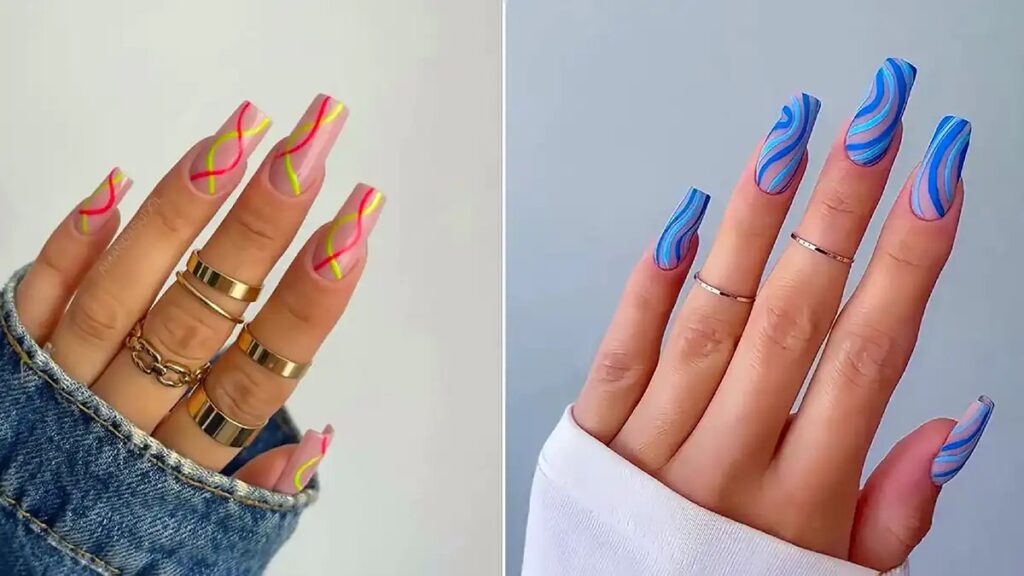 جدیدترین مدل‌های ناخن موجی که باید امتحان کنید