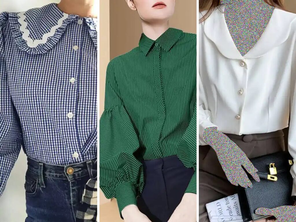 ۱۴ مدل شومیز یقه‌دار که هم برای مهمانی و هم برای محل کار مناسبند