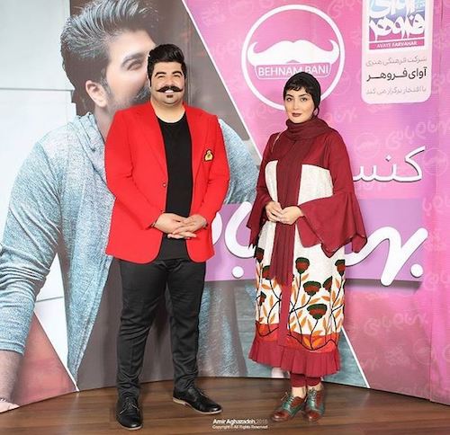 بازیگران در کنسرت خوانندگان