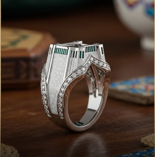 انگشتر با الهام از برج آزادی