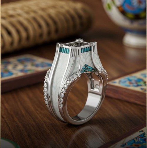 انگشتر با الهام از برج آزادی