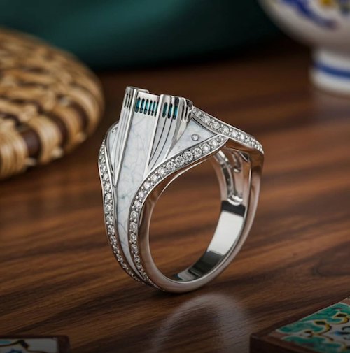 انگشتر با الهام از برج آزادی