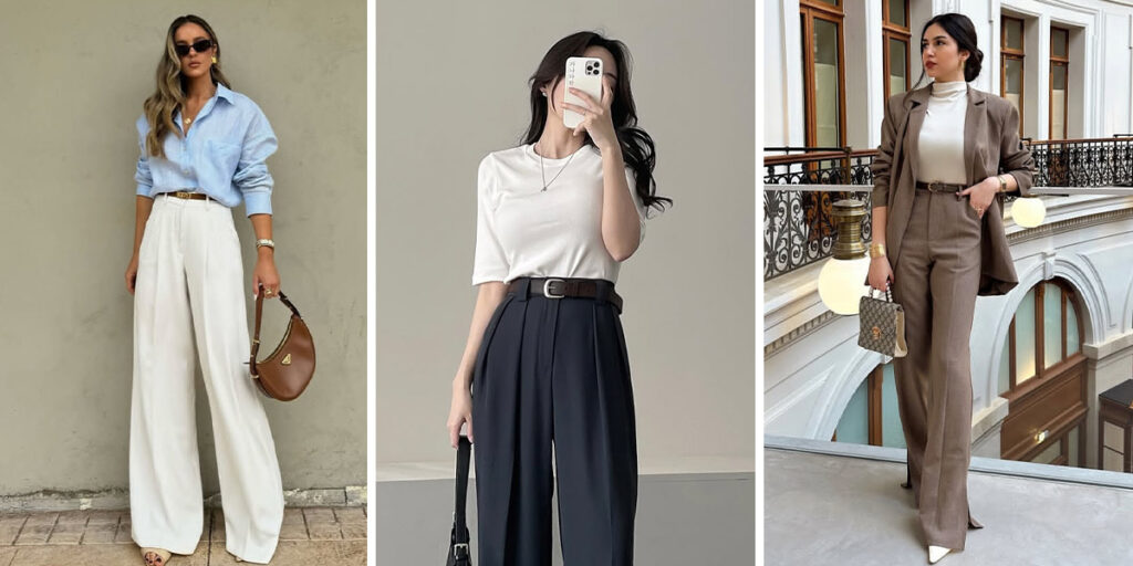 چگونه شلوار فاق بلند را طوری ست کنیم که هم قدبلند و هم اصیل دیده شویم؟