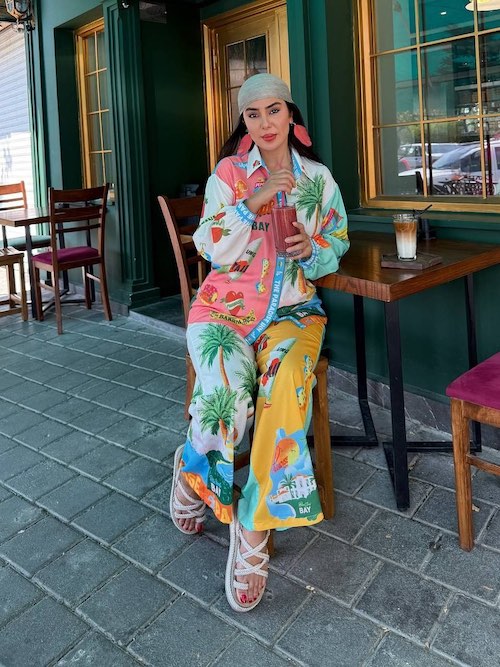 استایل‌های رنگارنگ شیدا یوسفی