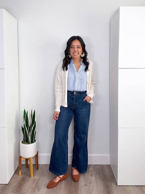 کفش مناسب شلوار جین وایدلگ