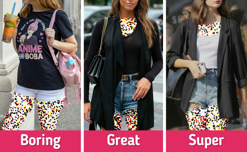 ارتقای استایل لباس‌های پایه