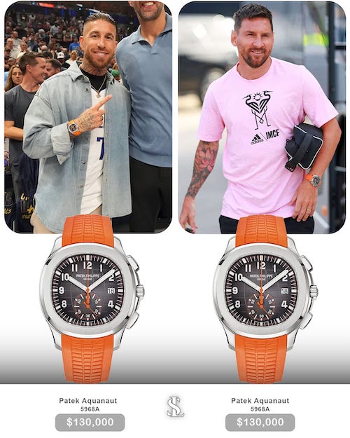 ساعتهای مشابه مسی و راموس