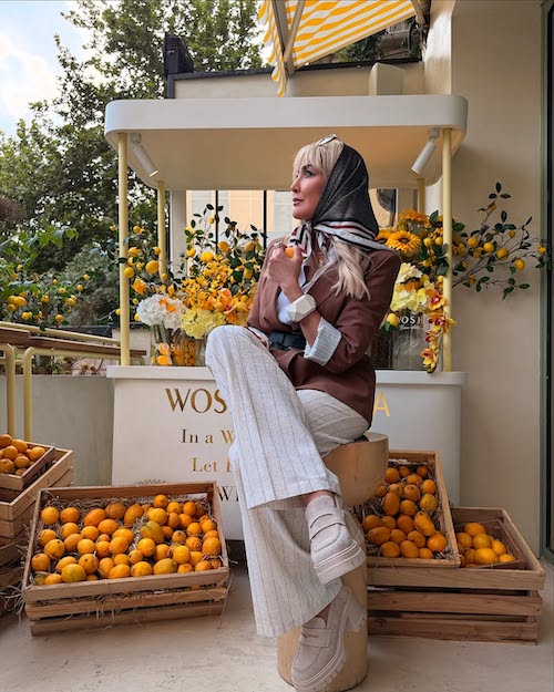 موهای بلوند مریم معصومی