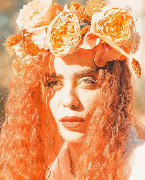 موهای نارنجی الهام اخوان