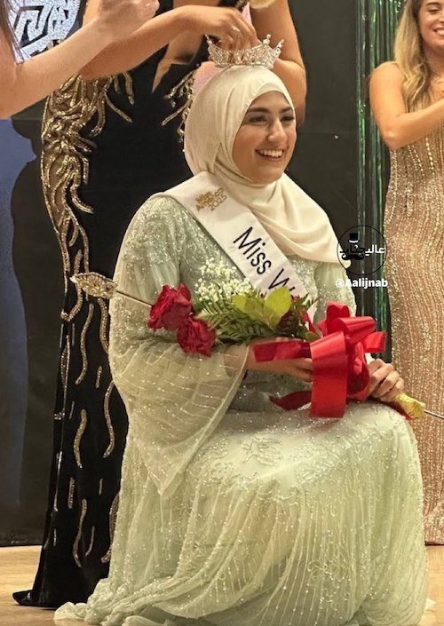 زن محجبه در مسابقات بانوی شایسته