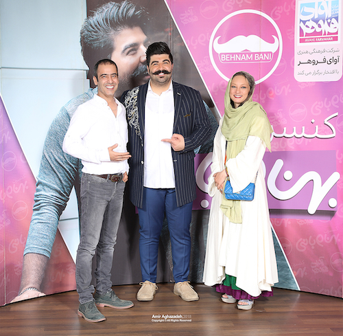 بازیگران در کنسرت خوانندگان