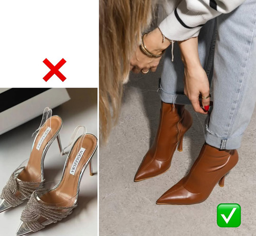 کفش‌ها؛ راز لوکس دیده شدن استایل