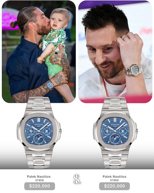 ساعتهای مشابه مسی و راموس