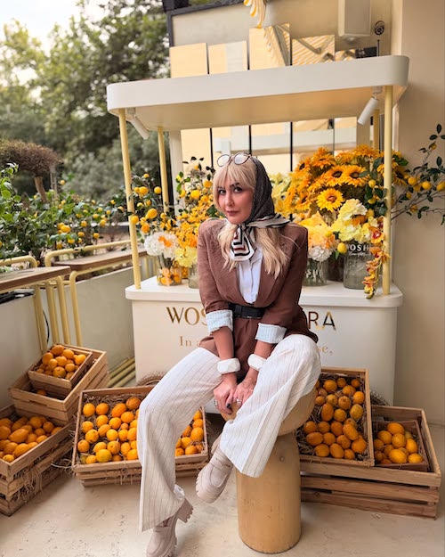 موهای بلوند مریم معصومی