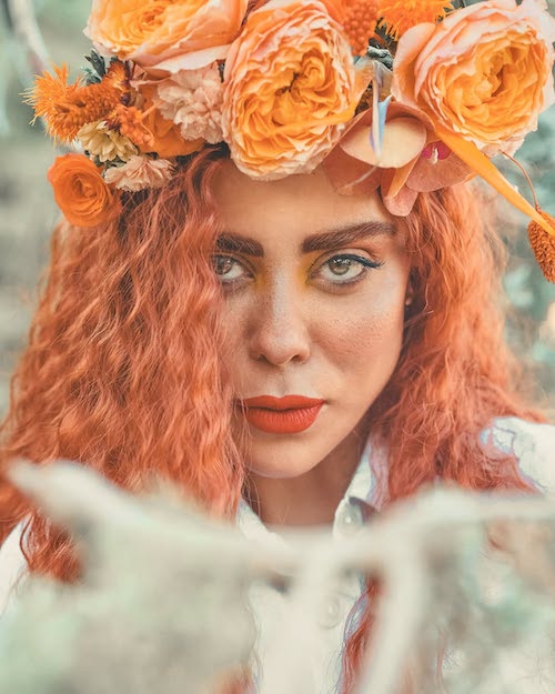 موهای نارنجی الهام اخوان